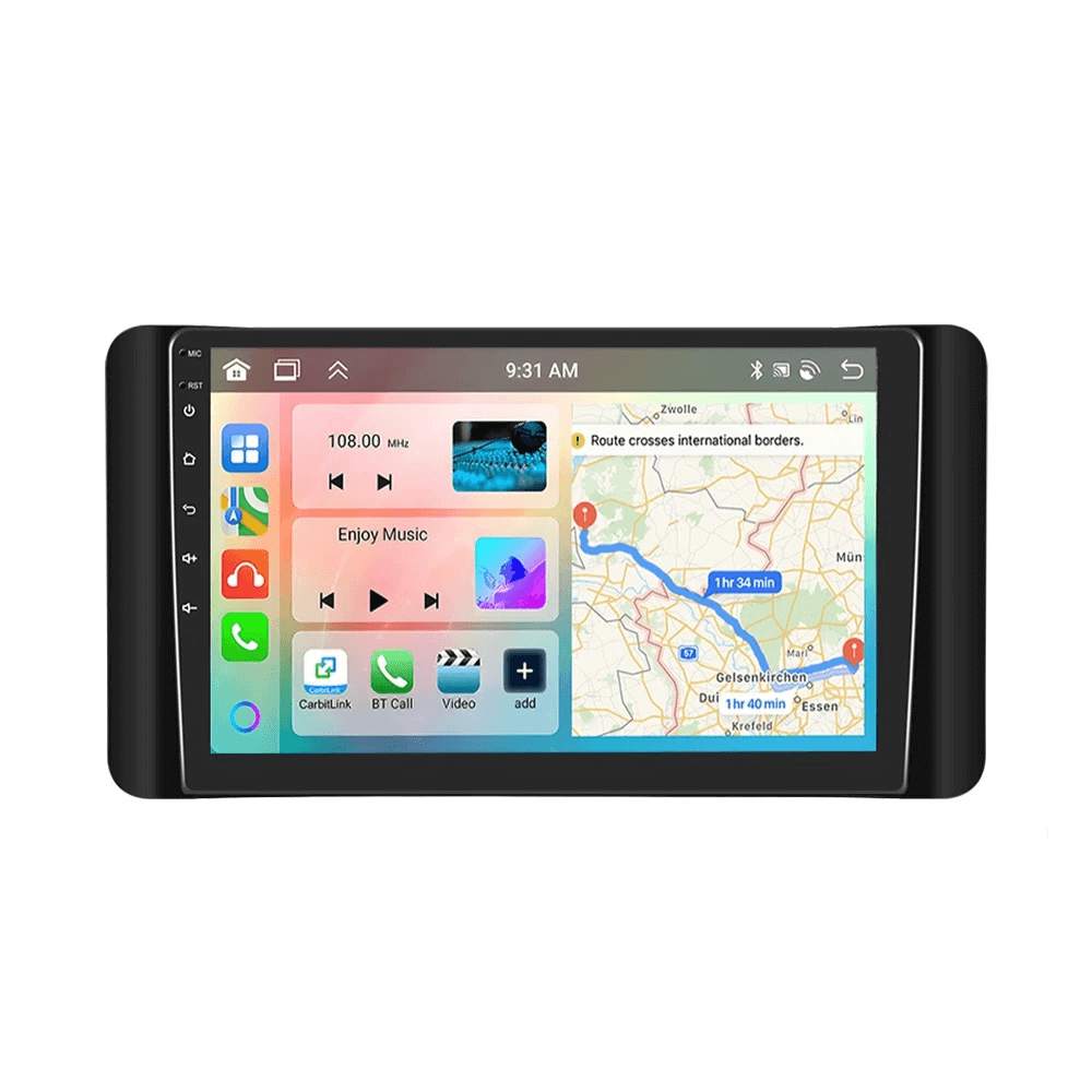 VW Polo/Skoda Scala/Skoda Kamiq 20-25 – 10,1" Radio med Apple CarPlay og Android Auto skærm med navigation.