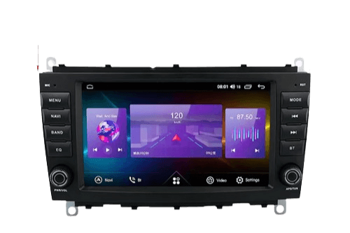 Mercedes Benz CLK - Rádio de 8" c/ Apple CarPlay e Android Auto (25,4 cm) – Carmediaeurope.com